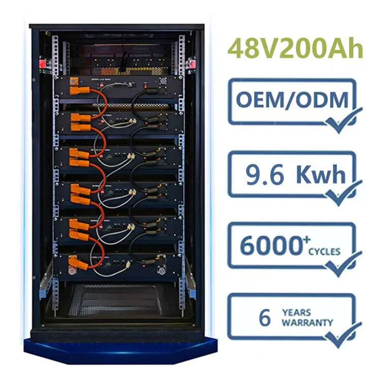 48V 200AH Rack Modell Energilagring Lithium-batteri